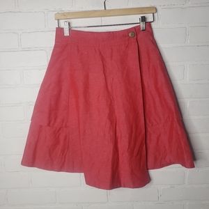 Anthropologie Coral Mini Skirt